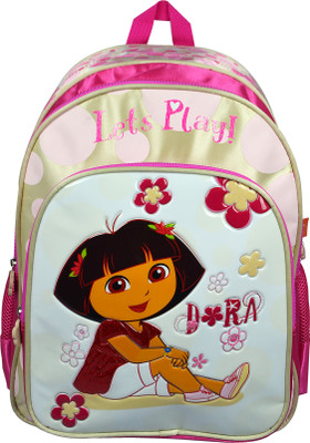

Simba DORA PINK BLOOM 16 BP School Bag(Multicolor, 16 inch)