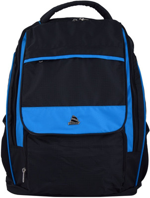Clubb SLEEK Waterproof School Bag(Black, Blue, 10 L)