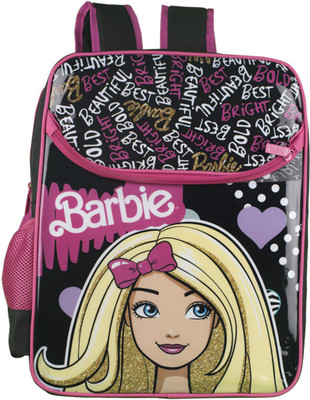 

Barbie Pink and Black 16 inch Bag School Bag(Pink, Black, 16 inch)