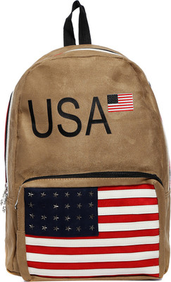

Raeen Plus by M3USA-LightBrown Waterproof School Bag(Brown, 5 L)