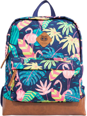 

Chumbak Tropical Jungle Backpack - Navy Blue Backpack(Navy Blue, 500 L)