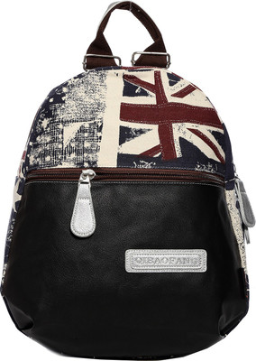 

Raeen Plus by M4 Horizental Black Waterproof School Bag(Black, 5 L)