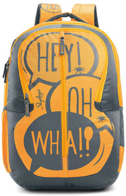 

Skybags Pogo Plus 02 Backpack Orange School Bag(Multicolor, 35 L)