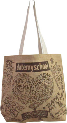 

Revinfashions revin jute03 School Bag(Brown, 6 L)