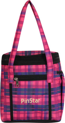 

PinStar Dice Lunch Bag V1 - Tartan Pink (OS) Lunch Bag(Pink, 6 L)