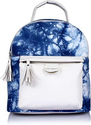 

THE MAKER Bag Pack Bag Waterproof Backpack(White, Blue, 9 L)