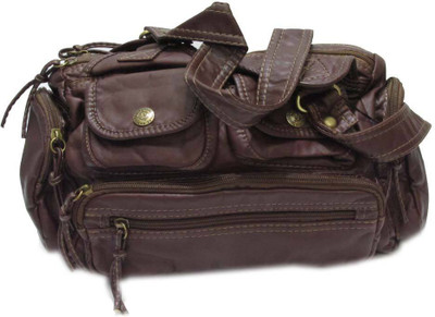 

Laviva Dark Brown Handbag for Women Shoulder Bag(Brown, 5 L)