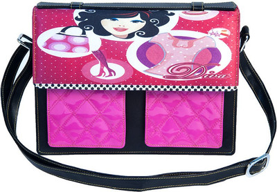 

Lill Pumpkins Diva Pocket Sling Waterproof Multipurpose Bag(Pink, 8 inch)