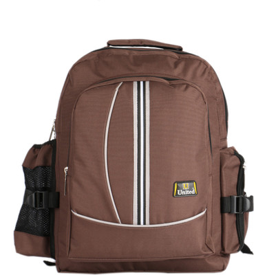 

United Bags Big Smile 35 L Medium Backpack(Brown)