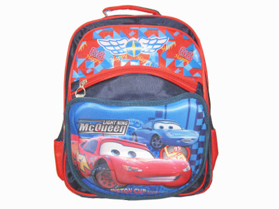 SurprizeMe Nylon 22 Liters McQueen Red School Bag Waterproof School Bag(Red, 22 L)