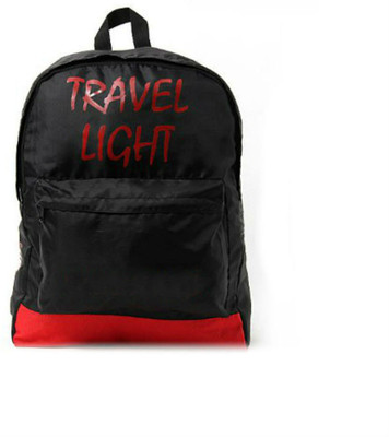 

Creative India Exports Unisex Ultra Light Travel Haversack Waterproof Haversack(Black, Red, 17 inch)