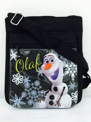 

Disney Frozen Olaf Two Layers Flippable Shoulder Bag with Adjustable Shoulder Strap Waterproof School Bag(Multicolor, 9 inch)