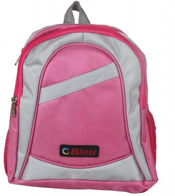 Bleu School Bag Small (14 Inches) Waterproof Shoulder Bag(Pink, Grey, 14 Inches)
