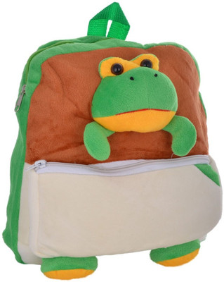 

Twisha Nursery Frog With Legs School Bag(Green, 5 inch)