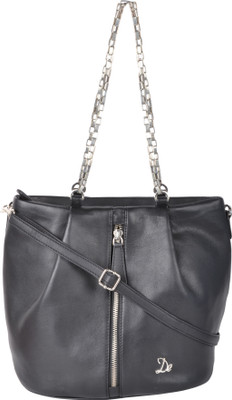 

Dezerae liva Multipurpose Bag(Black, 9 inch)