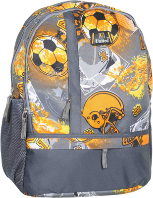 

U United Marathon 24 L Backpack(Yellow, Grey), Yellow and grey