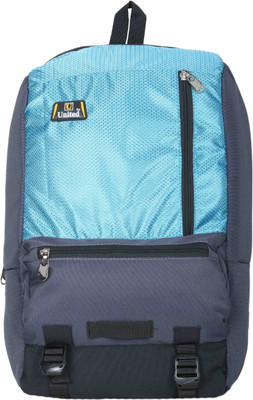 

U United Americano Waterproof Backpack(Blue, Grey and Black, 13 L)