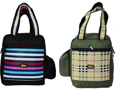 

Yark Yark Lunch Bag (Blue&Green)Set Of 2 Waterproof Lunch Bag(Multicolor, 10 L)