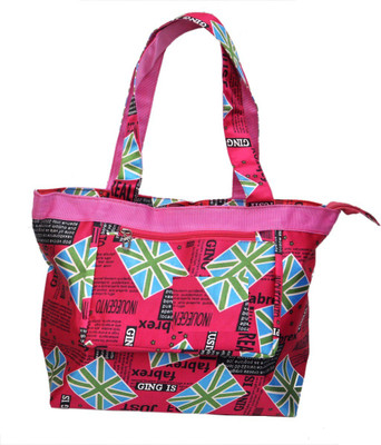 

NoVowels Polyster Shopping Bag For Women In Pink Waterproof Shoulder Bag(Pink, 15 L)