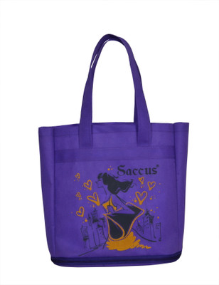 

Saccus NonWoven Shopping Bag (Purple) School Bag(Purple, 7)