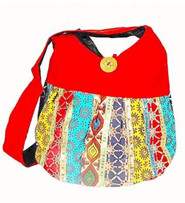 

KHATRI HANDICRAFTS kh-4598 School Bag(Red, 2 L)