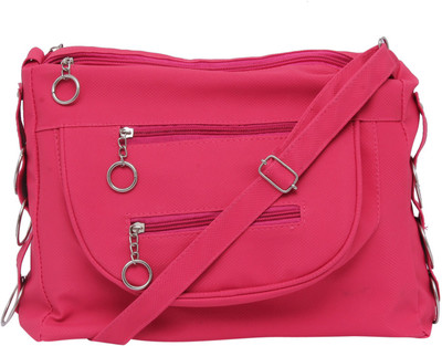 

Deep Rocks Deeprocks-4444-36 Sling Bag(Pink, 11 inch)
