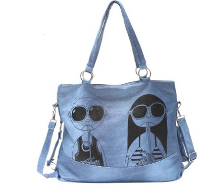 

StyleSaga Stylish Denim Handbag Shoulder Bag(Blue, 16 inch)