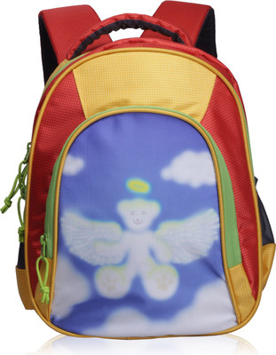 

F Gear Angel Waterproof School Bag(Orange, Yellow, 15 L)