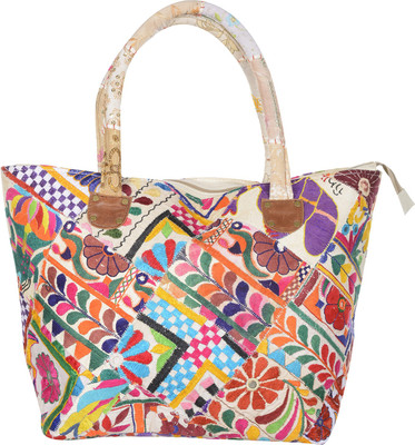 

Jewel Fab Art Traditional Awesome Banjara Fabric Handmade And Vintage Multicolour Bag Multipurpose Bag(Multicolor, 17 inch)