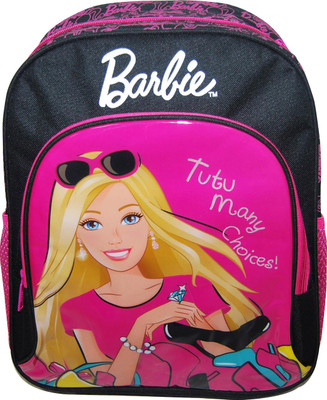 

Barbie EI-MAT0041 School Bag(Pink, Black, 14 inch)