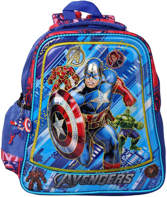 

Sanjog Avengers Premium Children's Backpack Waterproof School Bag(Blue, 15 L)