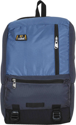 

U United Americano Waterproof Backpack(Dull Blue, Grey and Black, 13 L)