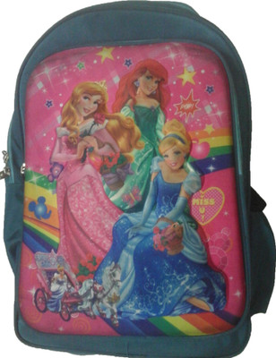

China Disney Princes Embossed School Bag 19" Waterproof Waterproof School Bag(Multicolor, 19 inch)