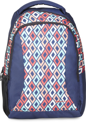 

Amperstyle Blue Diamond Printed Backpack(Blue, 25 L)