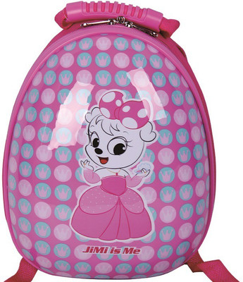

T-Bags Cute Cat Hard Shell Waterproof School Bag(Pink, 12 inch)