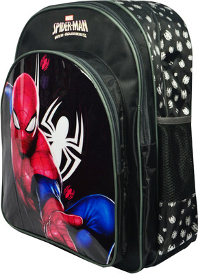 

Spiderman by Broken Face School Bag(Black, 16 inch)