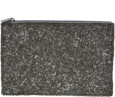 

Diwaah Diwaah!! Silver sequence design pouch Messenger Bag(Grey, 13 inch)