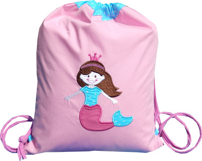 

Little Pipal Mermaid Junior Drawstring Bag PInk Backpack(Pink, 18 inch)