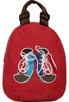 

Raeen Plus by M5-ShoelaceRed Waterproof School Bag(Red, 5 L)