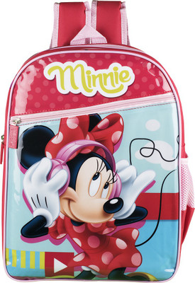 Disney Minnie Bag - 18 inch Waterproof School Bag(Red, 18 inch)
