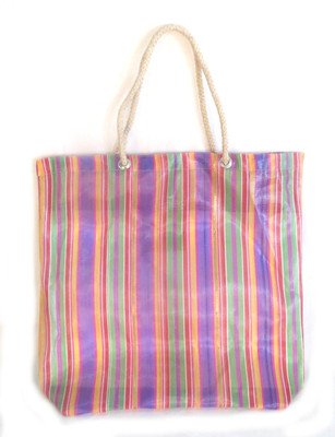 

Needlecrest Colorful Mesh Bag Large Waterproof Multipurpose Bag(Purple, 12 inch)