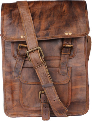 

echo LEATH102 Messenger Bag(Brown, 15 inch)