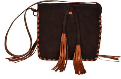 

Rever NA Waterproof Shoulder Bag(Dark Brown, 10 inch)