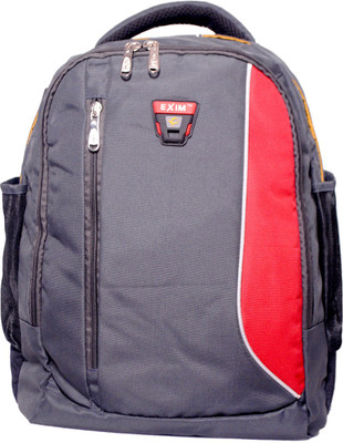 

EXIM Bag222 Gery & Red colour Waterproof Backpack(Grey, 10 L)