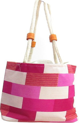 

Revinfashions revin shoulder bag09 Waterproof School Bag(white with pink, 7 L)