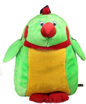 Tickles Parrot BackPack School Bag(Green, 9)