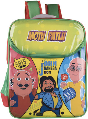 

Viacom Motu Patlu Trio 16 inch Bag School Bag(Green, 16 inch)