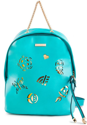 

Chumbak Tripping On Teal Laser cut Backpack Backpack(Blue, 25 inch)