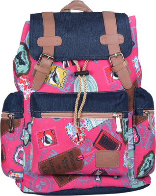 

WEBHIN Designed In London Backpack(Pink, 22 L)