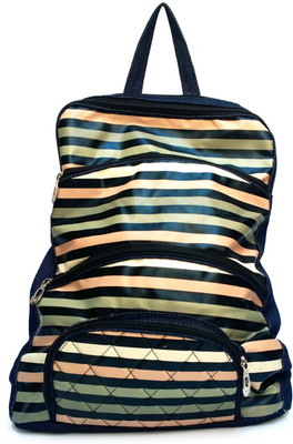 

LEVENT strip bagpack Backpack(Multicolor, 6 L)